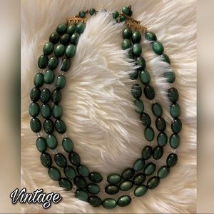 🌺 Vintage Triple set of Beads